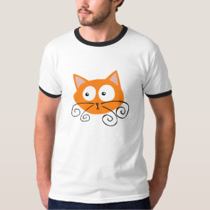 Camiseta Gato alaranjado