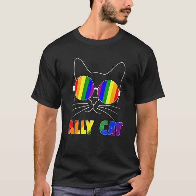 Camiseta Gato Aliado Fofo (Frente)