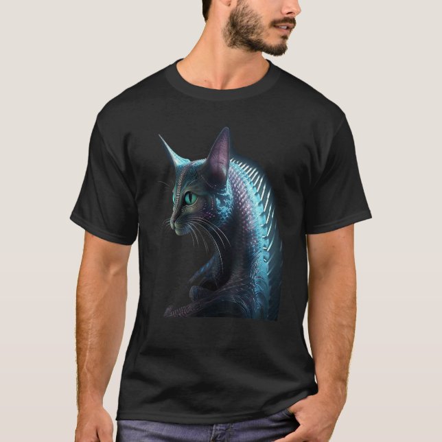 Camiseta Gato Alien (Frente)