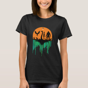 Camiseta Gato Alien Cryptid de Aniversário das Crianças de