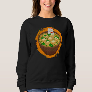 Camiseta Gato Ama Este Miso Sopa Comida Japonesa Sopa Miso 