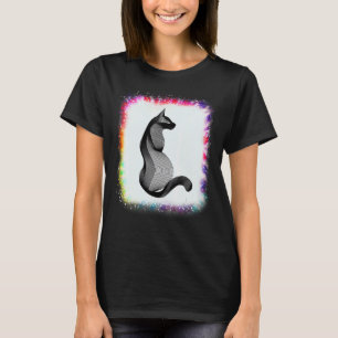Camiseta Gato Ama O Papai Mamãe Menino Menina Tie Dye Ed B