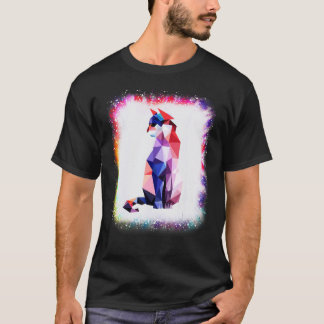 Camiseta Gato Ama O Papai Mamãe Menino Menina Tie Dye Geomé