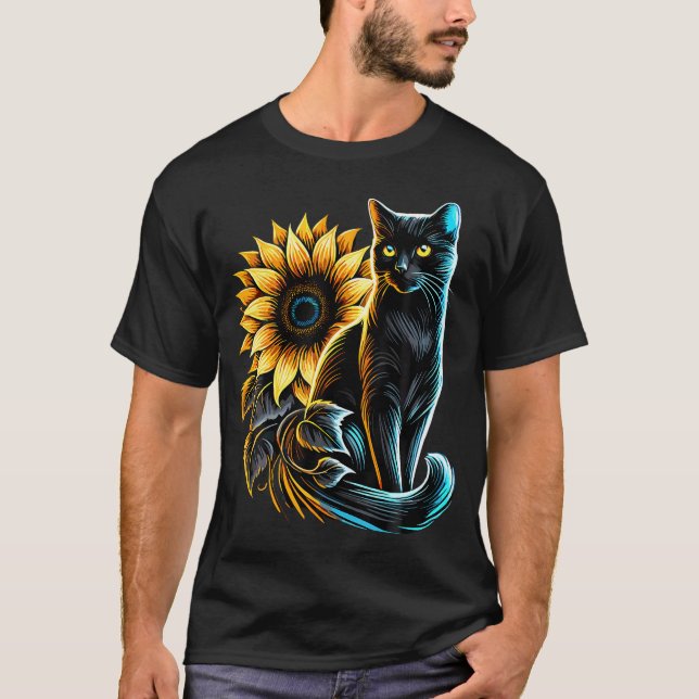 Camiseta Gato Amante de Gatos (Frente)