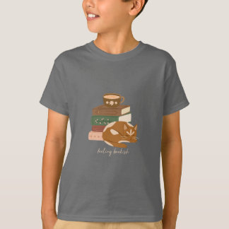 Camiseta Gato Amante de Livros