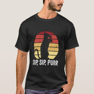 Camiseta Gato Amante de Vinho