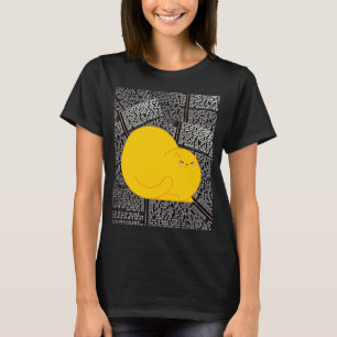 Camiseta Gato amarelo só é um gato amarelo gordo