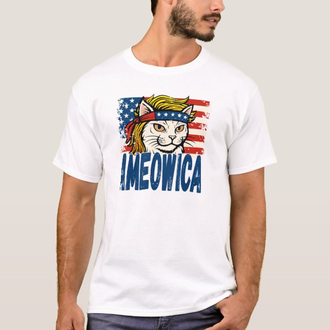 Camiseta Gato Ameowica (Frente)