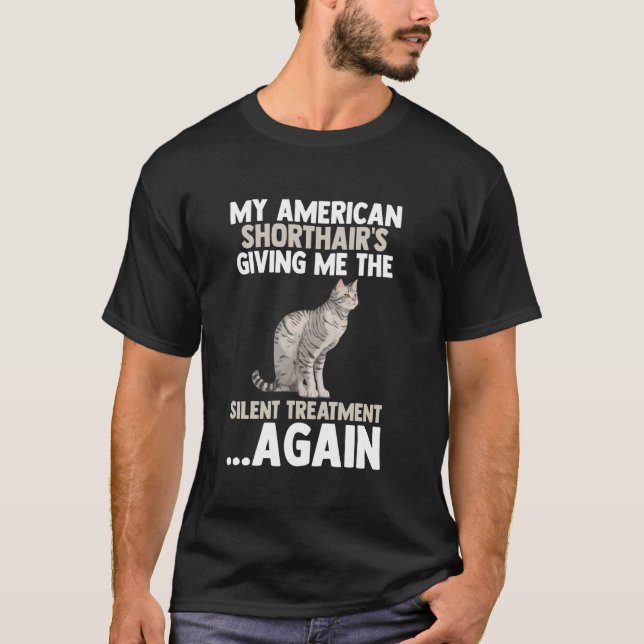 Camiseta Gato American Shorthair (Frente)