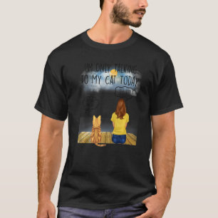 Camiseta Gato American Shorthair Estou Falando Com Meu Gato