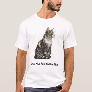 Camiseta Gato American Wirehair Crie Seu Próprio Texto Pers