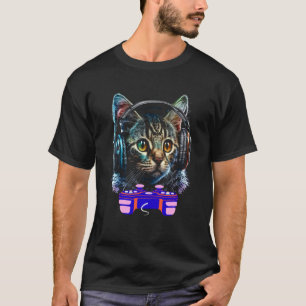Camiseta Gato Americano de Cauda Curtíssima Jogador de Jogo