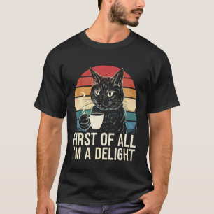 Camiseta Gato Antes de Mais Nada Sou Um Delícia