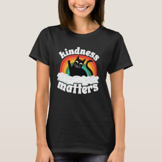 Camiseta Gato Anti Bullying Arco-íris Gentileza Importa Spe