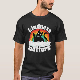 Camiseta Gato Anti Bullying Arco-íris Gentileza Importa Spe
