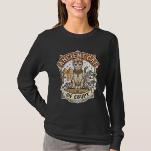 Camiseta Gato Antigo Do Egito Gato Antigo Egito Vintage Vec