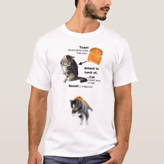 Camiseta Gato antigravitante