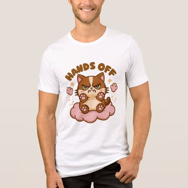 Camiseta Gato antissocial bonito (Frente)