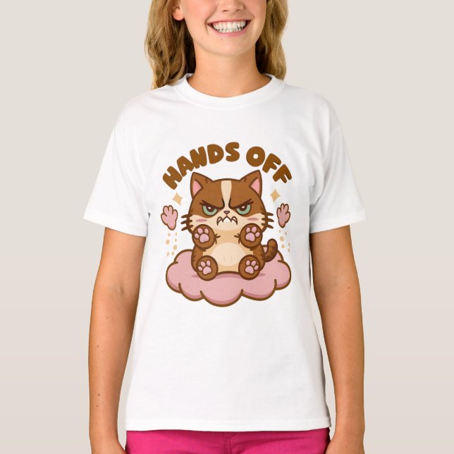 Camiseta Gato antissocial bonito (Frente)