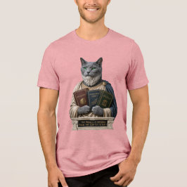 Camiseta Gato Aristóteles Azul Russo
