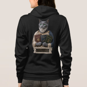Camiseta Gato Aristóteles Azul Russo
