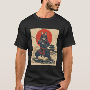 Camiseta Gato Arte Marcial Japonesa Judô Japão Samurai Cara