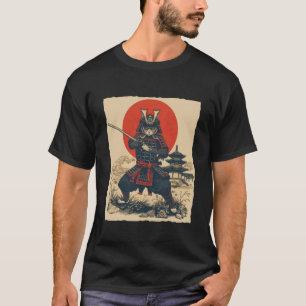 Camiseta Gato Arte Marcial Japonesa Judô Japão Samurai Cara