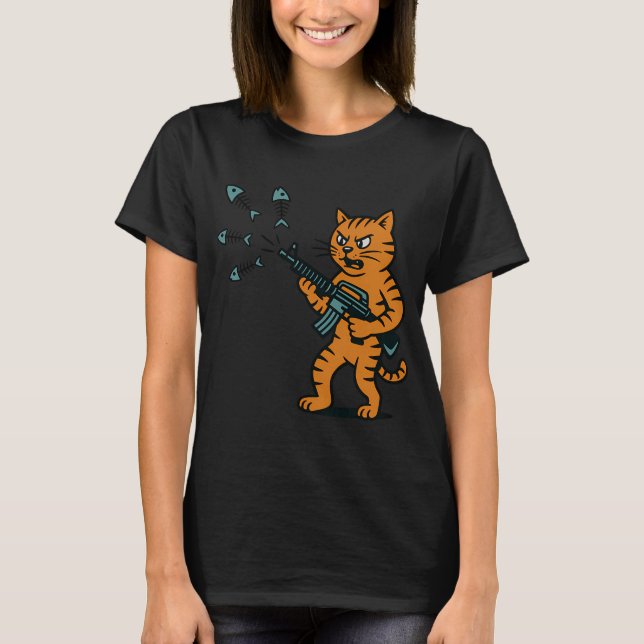 Camiseta Gato Assassino (Frente)