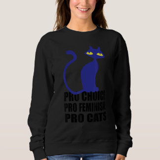 Camiseta Gato Assustador Familiar Pró-Escolha Pró-Feminismo