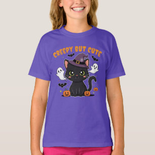 Camiseta Gato assustador, mas bonito