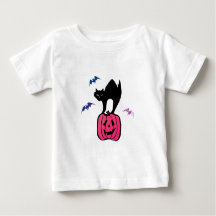 Gato Assustador no Abóbora de Halloween Pop Art