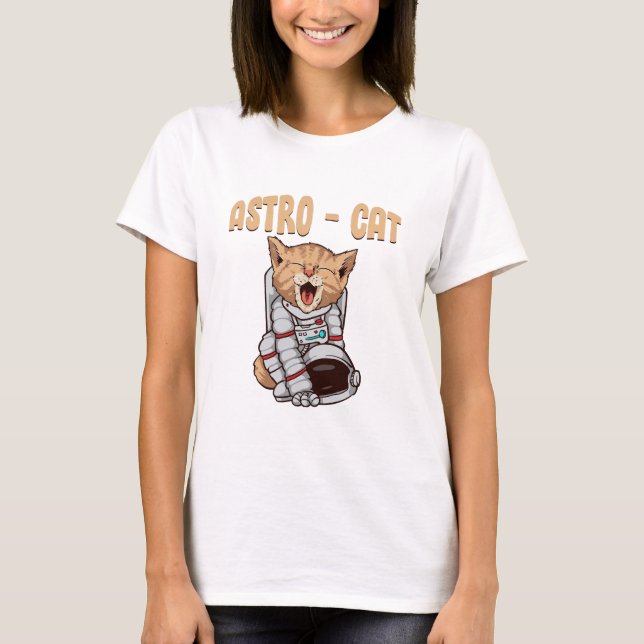 Camiseta Gato Astro (Frente)