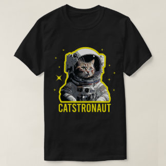 Camiseta gato astronauta