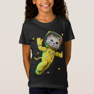 Camiseta Gato Astronauta