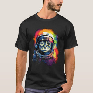 Camiseta Gato Astronauta, Amantes de Gatos Divertidos, Astr