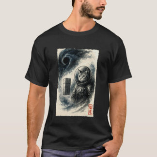 Camiseta Gato Astronauta Interestelar Engraçado Kitten Espa