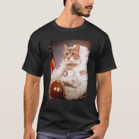Gato Astronauta Lua Missão Espacial Animal Astrona