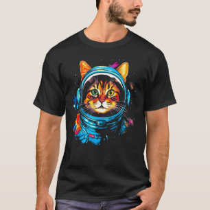 Camiseta Gato Astronauta Maine Coon