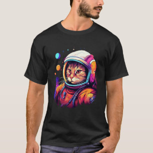 Camiseta Gato Astronauta, Pentes De Gato Engraçados, Astras