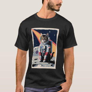 Camiseta Gato Astronauta Pet Espaço