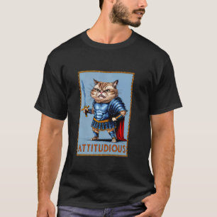 Camiseta Gato ATITUDE Grego Romano Deus Gladiador Atitude