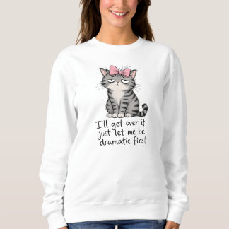 Camiseta Gato Atitude "Preciso de Drama Primeiro" Gif Diver