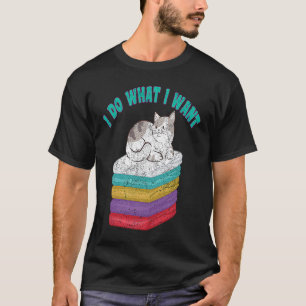 Camiseta Gato Atrito Faço O Que Quero
