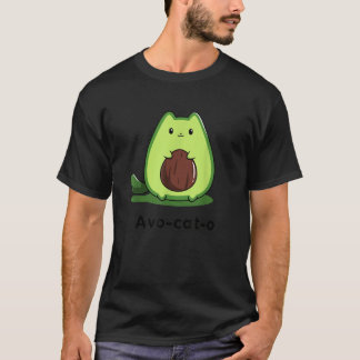 Camiseta Gato Avo o Gato Abacate