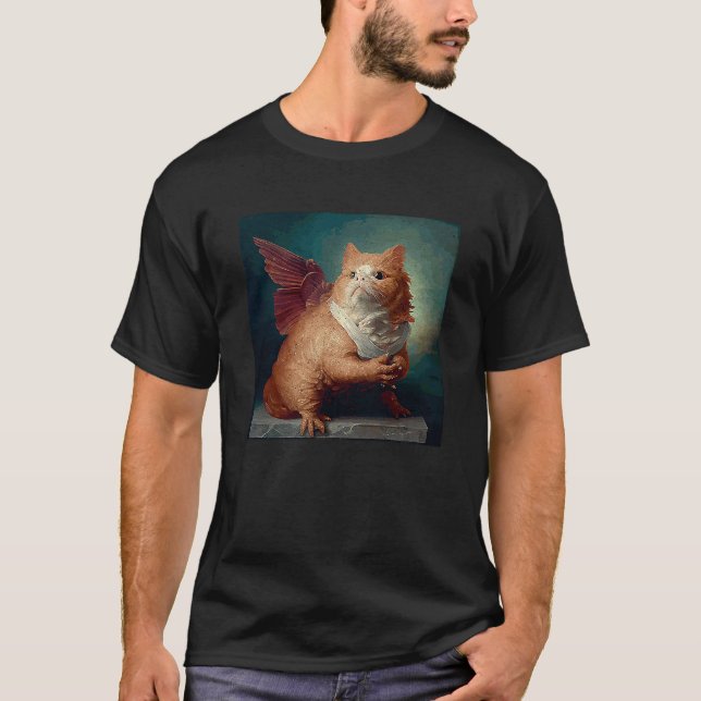 Camiseta Gato Axolote Frango Frito (Frente)