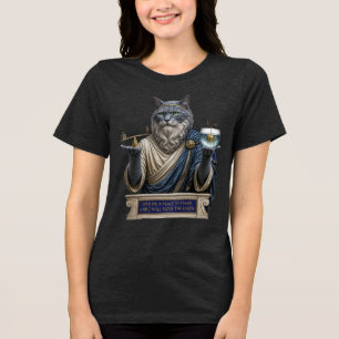 Camiseta Gato Azul Russo Arquimedes