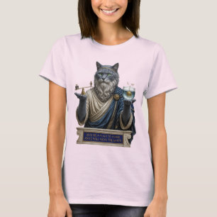 Camiseta Gato Azul Russo Arquimedes