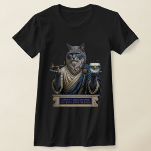 Camiseta Gato Azul Russo Arquimedes