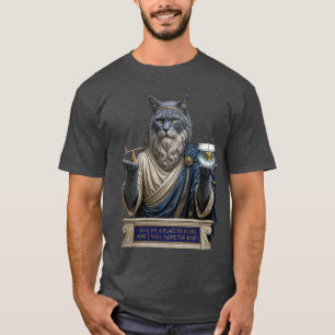 Camiseta Gato Azul Russo Arquimedes