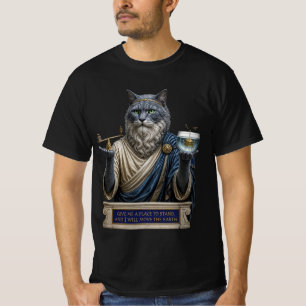 Camiseta Gato Azul Russo Arquimedes